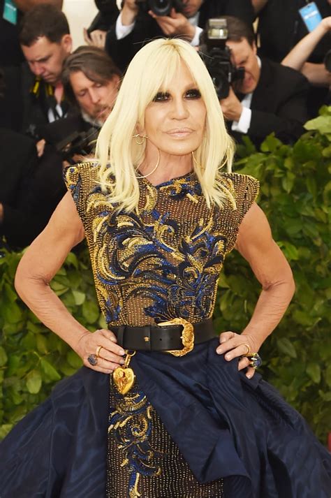 donatella versace leather belt dress|donatella versace today images.